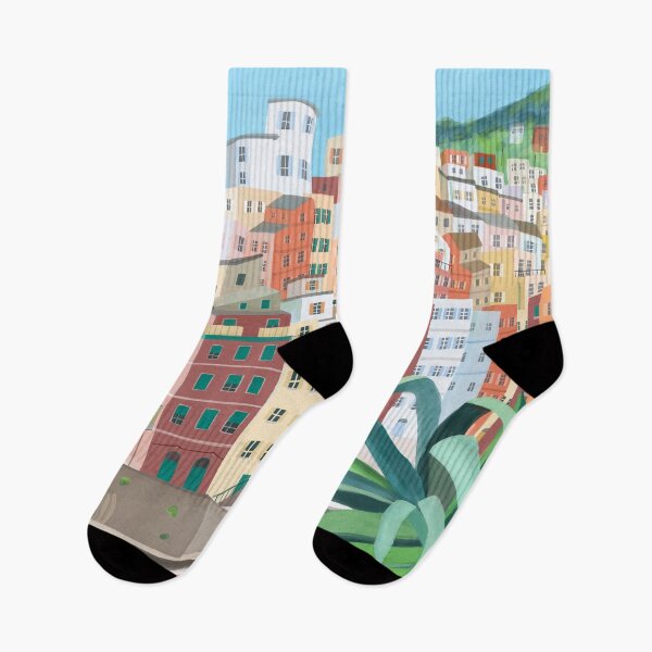 Item preview, Riomaggiore, Cinque Terre, Italian Coastal Village by Artist Carla Daly designed and sold by Carla Daly.