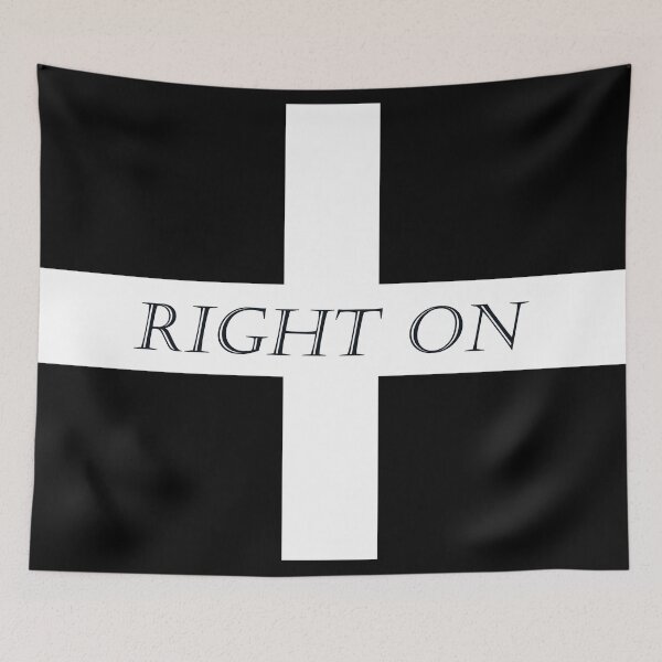 Item preview, Right On on a St Piran Flag designed and sold by Terri Waters Photography & Design.