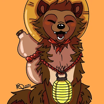 Artwork thumbnail, Tanuki Traveler by RabidDevilRay