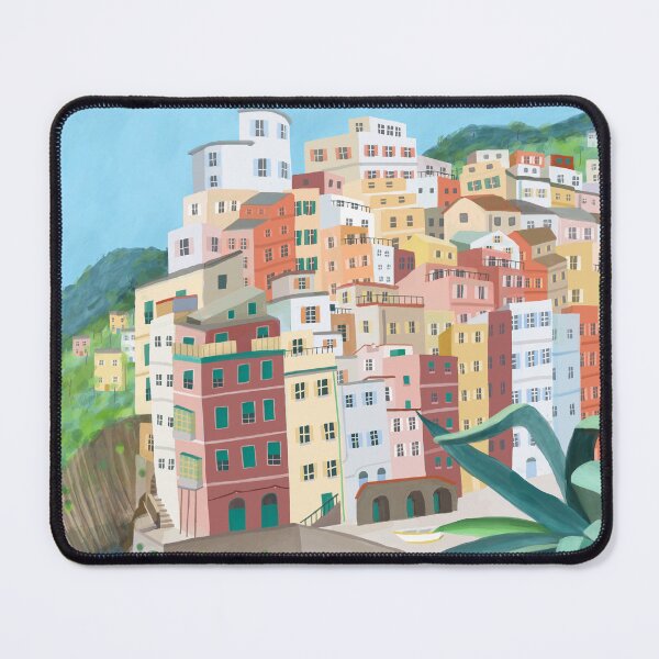 Item preview, Riomaggiore, Cinque Terre, Italian Coastal Village by Artist Carla Daly designed and sold by Carla Daly.