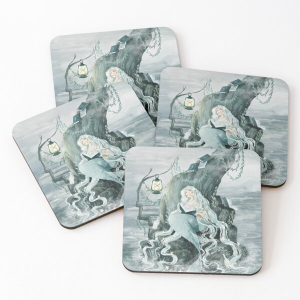 Item preview, Celestial Reading Mermaid designed and sold by Artofstephmarie.