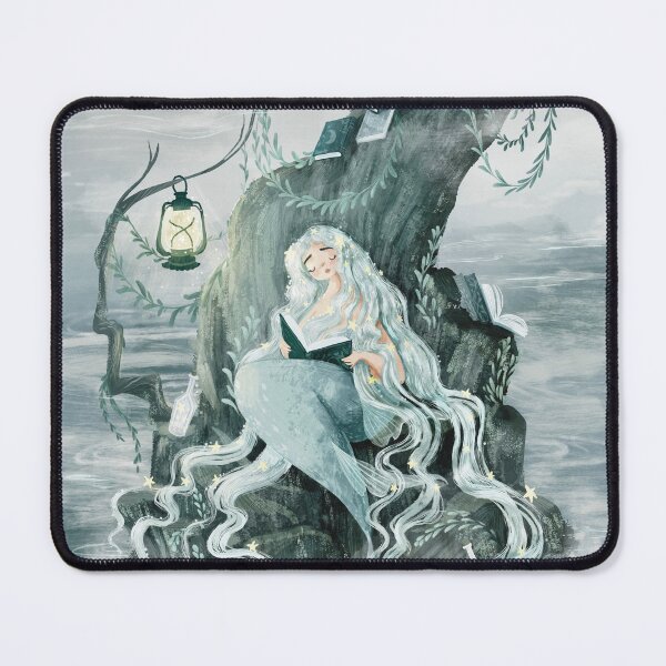 Item preview, Celestial Reading Mermaid designed and sold by Artofstephmarie.