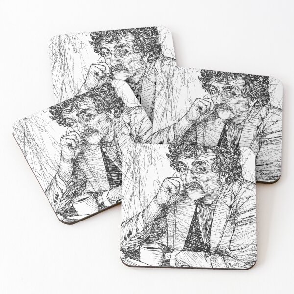 Item preview, KURT VONNEGUT ink portrait .1 designed and sold by lautir.