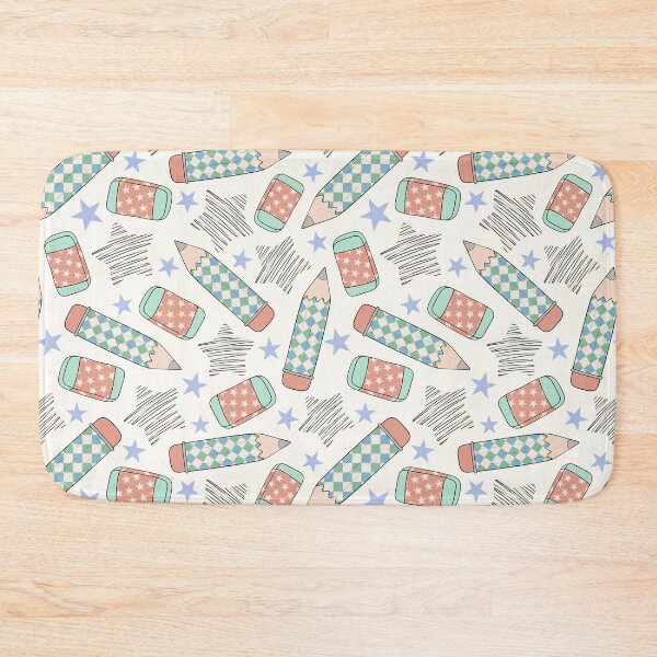 Item preview, Retro Pencils and Stars designed and sold by CreativeDraws42.