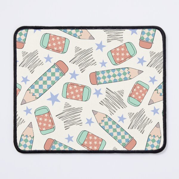 Item preview, Retro Pencils and Stars designed and sold by CreativeDraws42.