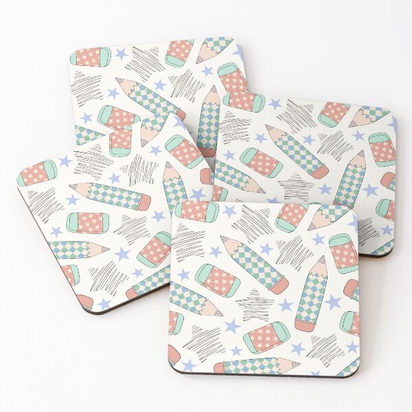 Item preview, Retro Pencils and Stars designed and sold by CreativeDraws42.