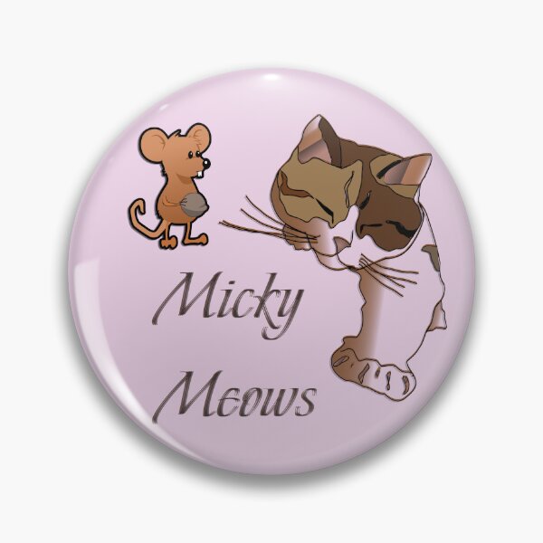 Item preview, Micky Meows designed and sold by nelllkata.