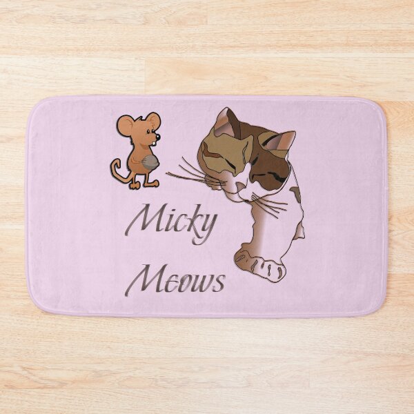 Item preview, Micky Meows designed and sold by nelllkata.