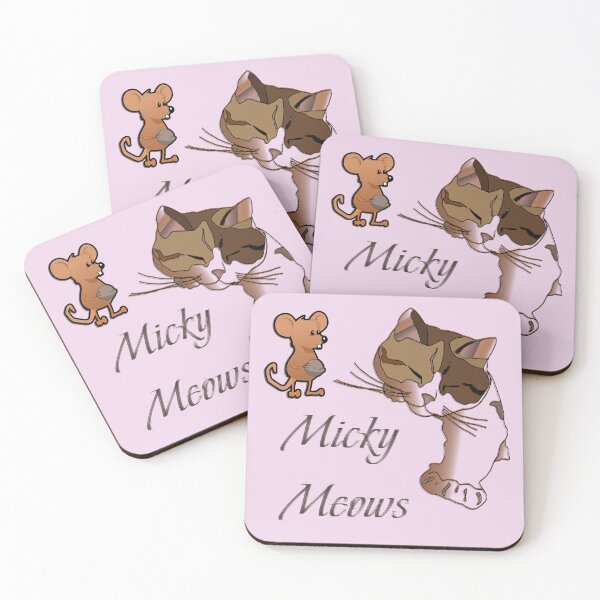 Item preview, Micky Meows designed and sold by nelllkata.