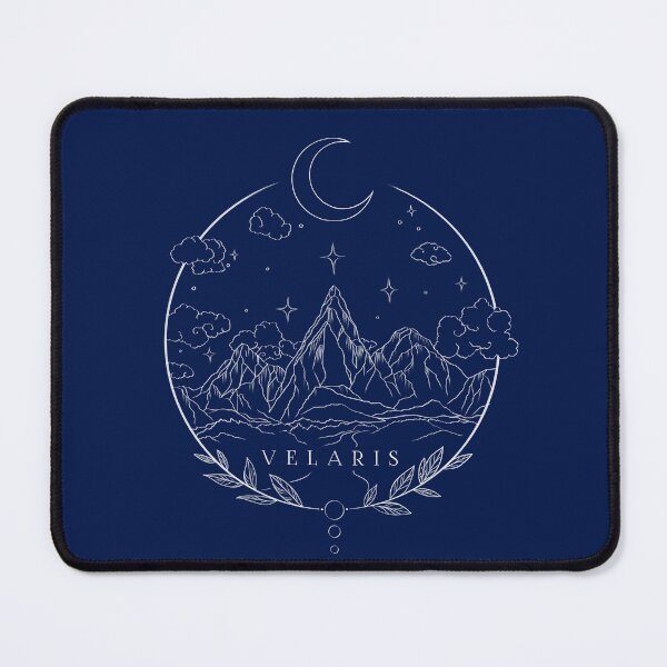 Item preview, Copy of Velaris print with stars moon and mountains designed and sold by FunkenflugPrint.