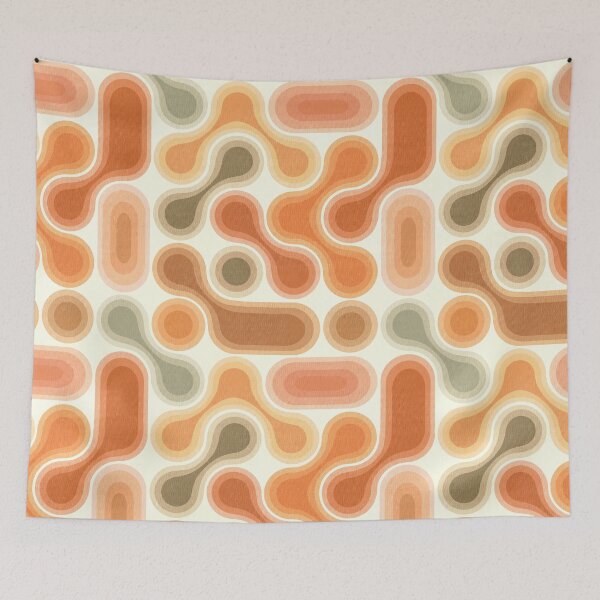 Item preview, Retro Topographic Dot Design designed and sold by TigaTiga.