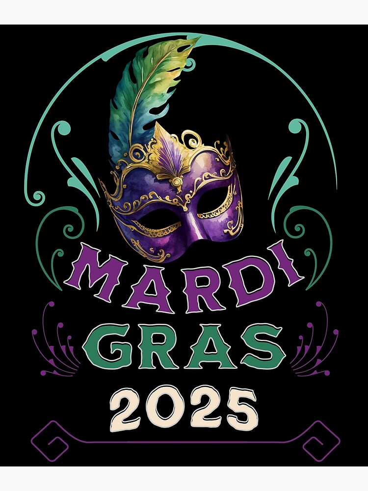 Mardi Gras 2025 King Mask Mardi Gras 2025 King Mask