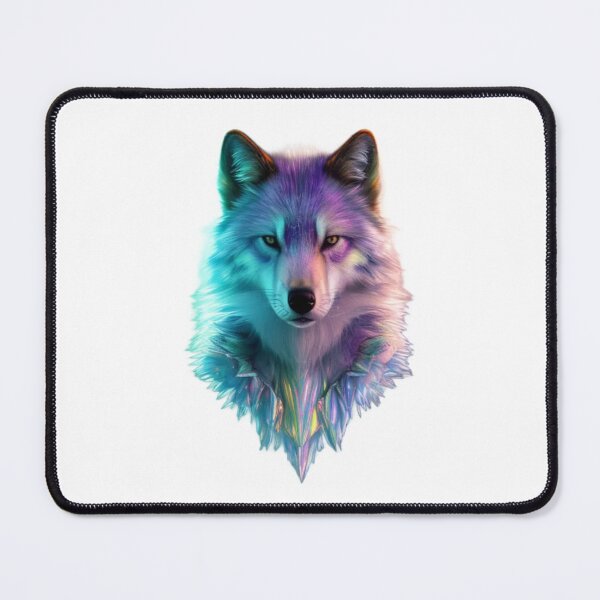Item preview, Iridescent Crystal Wolf designed and sold by cybersalegoods.
