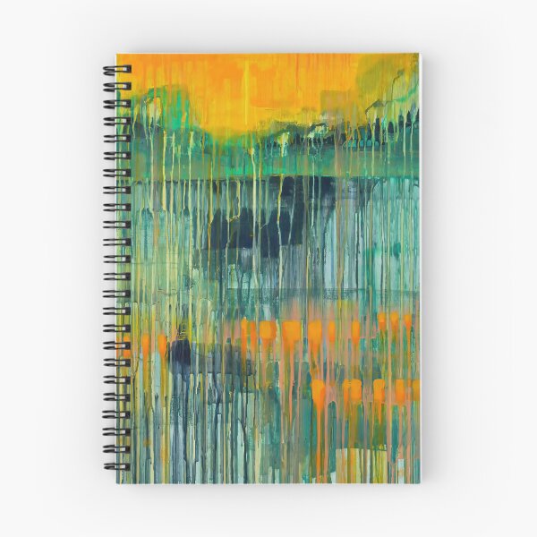 Item preview, Sun In A Swamp Wet Abstract Landscape designed and sold by AitmaneART.