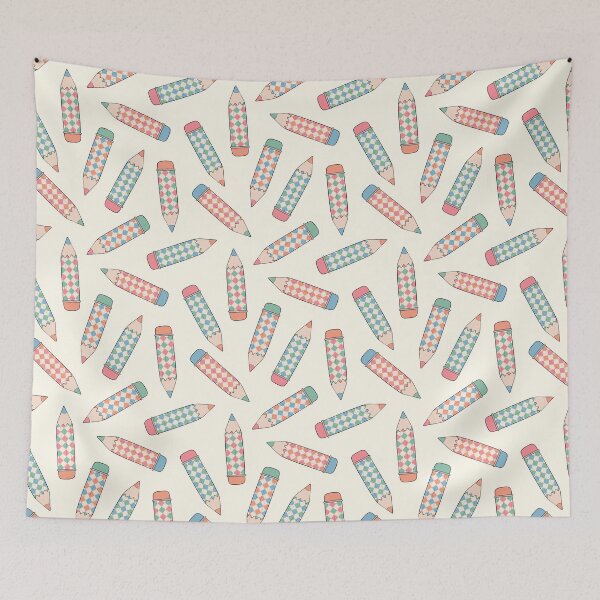 Item preview, Retro Checker Pencils  designed and sold by CreativeDraws42.