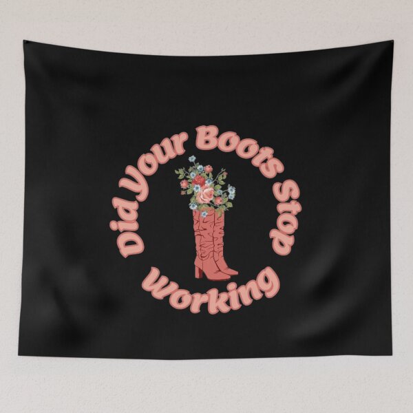 Item preview, Did your boots stop working cute peach country cowgirl  designed and sold by LUCKYHAPPYFINDS.
