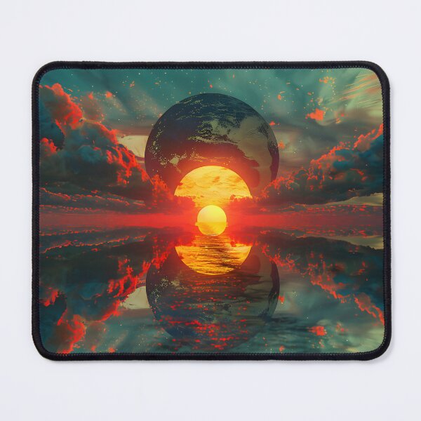Item preview, Reflective Reverie: Surreal Sunrise designed and sold by AI-Only Creations.