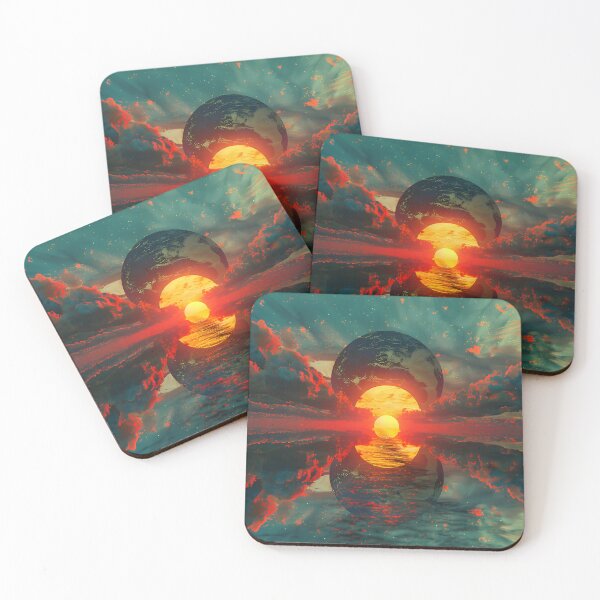 Item preview, Reflective Reverie: Surreal Sunrise designed and sold by AI-Only Creations.