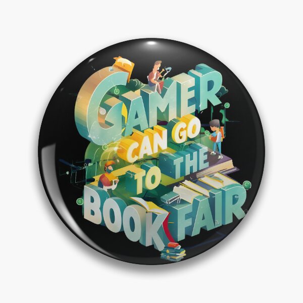 Item preview, Gamer Can Go To The Book Fair designed and sold by KarizmaCorner.