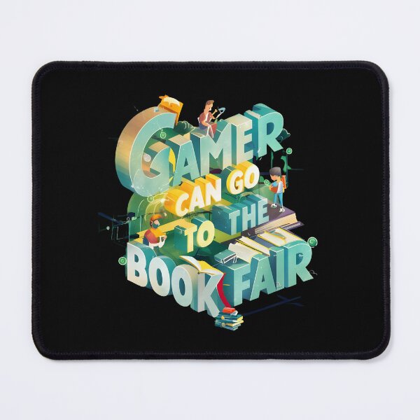 Item preview, Gamer Can Go To The Book Fair designed and sold by KarizmaCorner.