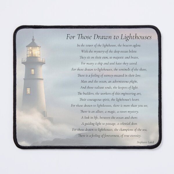 Item preview, For Those Drawn to Lighthouses designed and sold by Stephanie Laird.