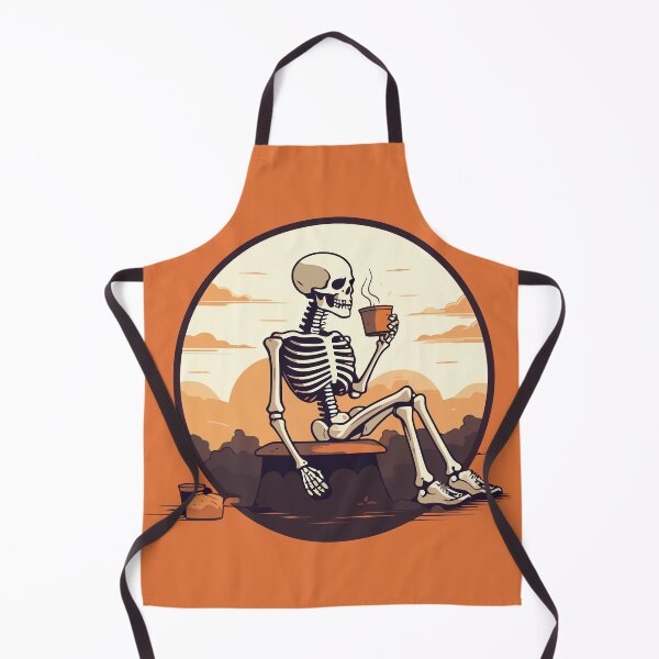 Item preview, Skeleton Drinking Coffee designed and sold by Amir Faysal.