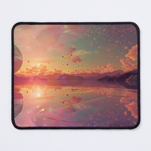 Item preview, Ethereal Sunrise: Mirrored Magic designed and sold by AI-Only Creations.