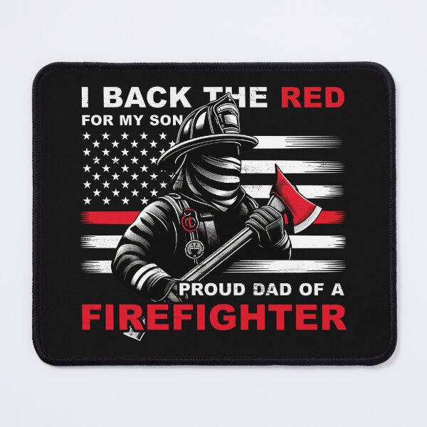 Item preview, I Back the Red for My Son Proud Dad Of a Firefighter Vintage designed and sold by Lollipoppastel.