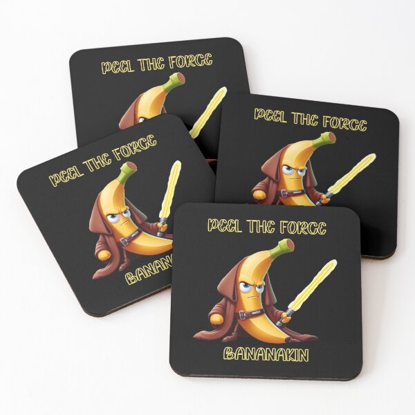 Item preview, Peel the Force Bananakin Funny Banana Cartoon Star designed and sold by André Botes.