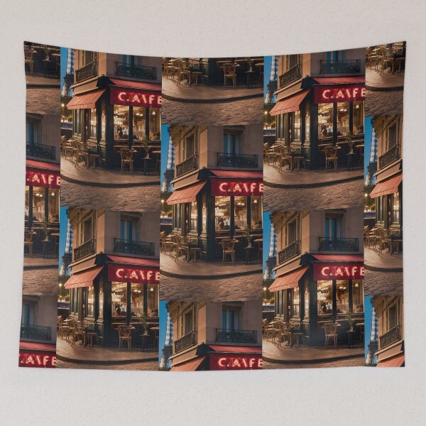 Item preview, Parisian Charm: Café Culture at its Finest designed and sold by Imagetore.
