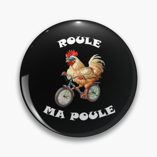 Item preview, Ride my chicken, chicken on a bike, cycling humor designed and sold by Ptitrob.