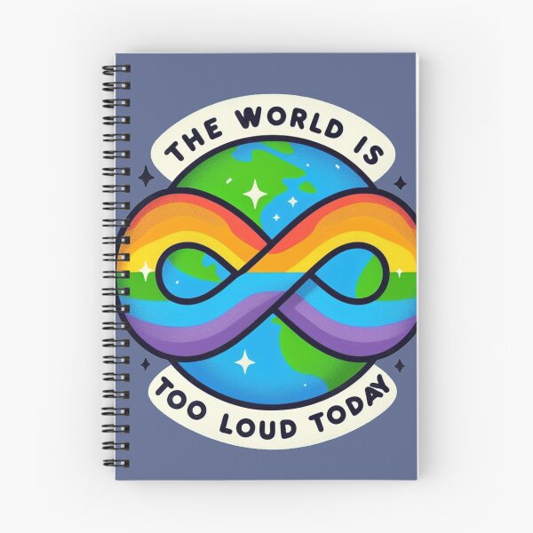 Item preview, The world is too loud today designed and sold by Vkinsify.