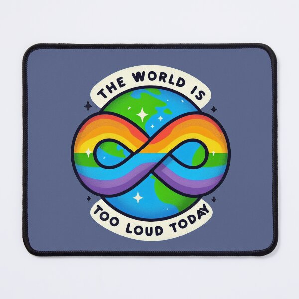 Item preview, The world is too loud today designed and sold by Vkinsify.