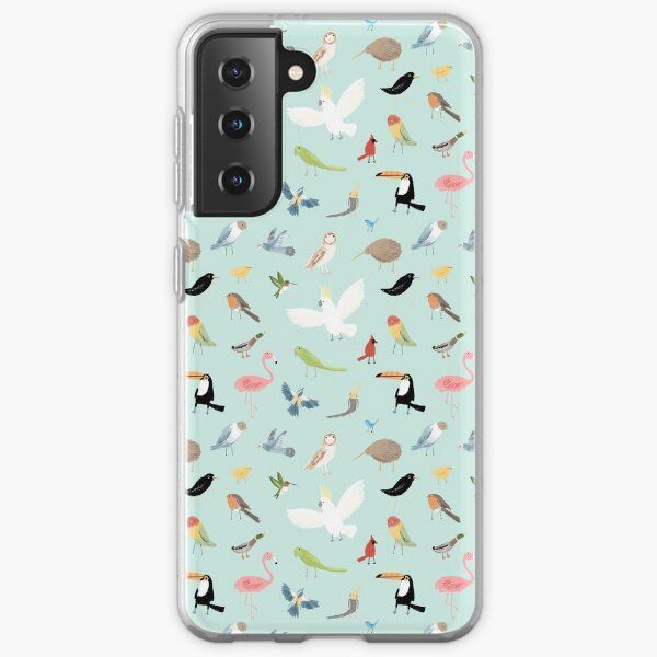 Bird Pattern Samsung Galaxy Soft Case