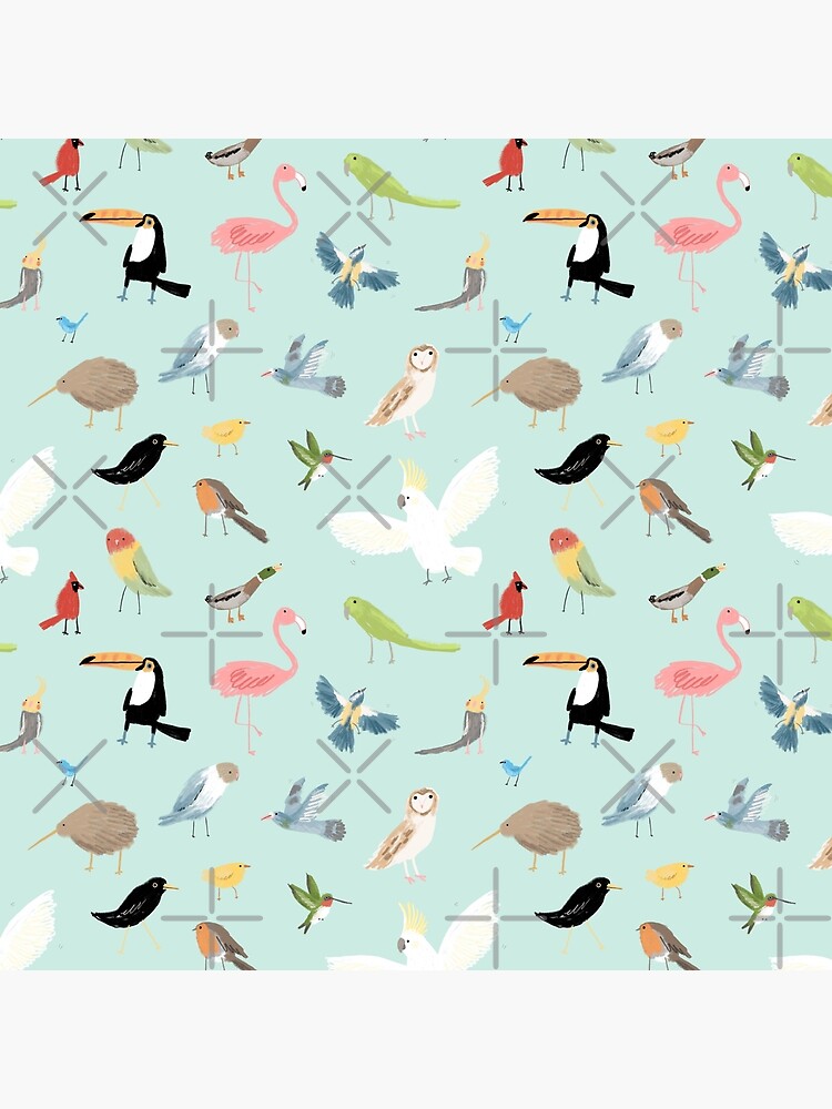 Discover Bird Pattern Bag