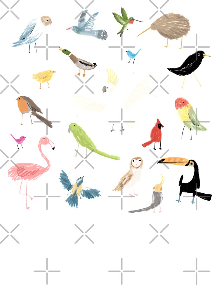Discover Bird Pattern Onesie