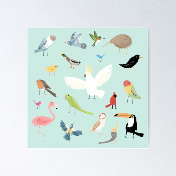 Item preview, Bird Pattern designed and sold by SophieCorrigan.