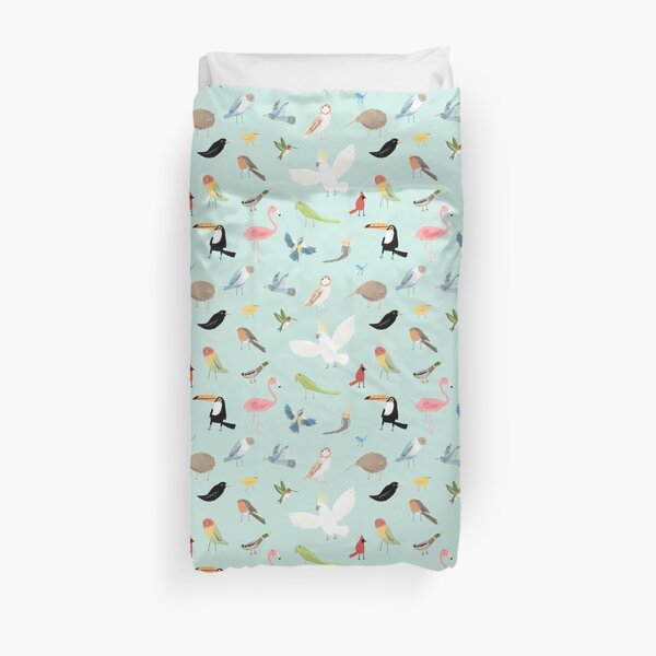 Bird Pattern Duvet Cover