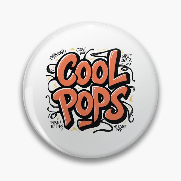 Item preview, Cool Pops Graffiti Typography - Edgy Father's Day Design designed and sold by HahaHandlesHub.