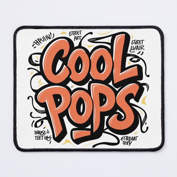 Item preview, Cool Pops Graffiti Typography - Edgy Father's Day Design designed and sold by HahaHandlesHub.