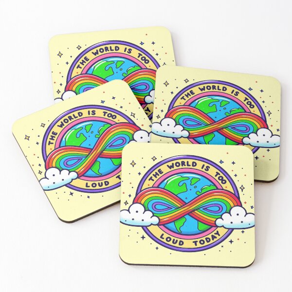 Item preview, The world is too loud today designed and sold by Vkinsify.