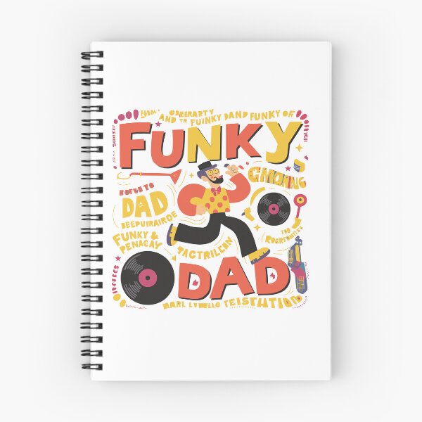 Item preview, Funky Dad Groove - Playful Father's Day Illustration designed and sold by HahaHandlesHub.