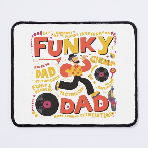 Item preview, Funky Dad Groove - Playful Father's Day Illustration designed and sold by HahaHandlesHub.