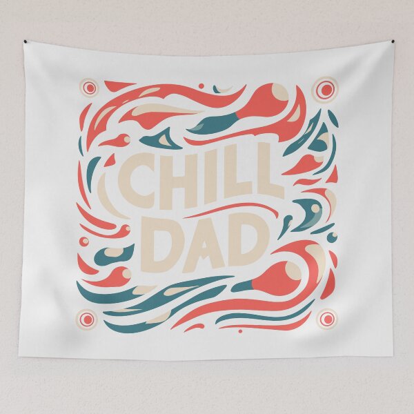 Item preview, Rock 'n' Roll Dad Typography - Vibrant Father's Day Design designed and sold by HahaHandlesHub.