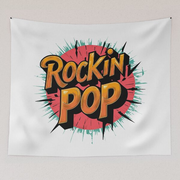 Item preview, Rockin' Pop Typography - Vibrant Father's Day Design designed and sold by HahaHandlesHub.