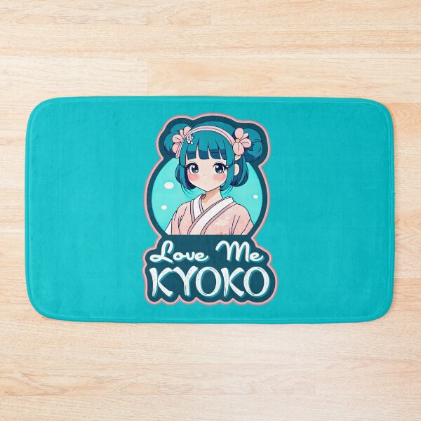 Item preview, LOVE ME KYOKO - Official Logo ( TURQUOISE ) by Simone Morana Cyla designed and sold by Simone Morana Cyla.