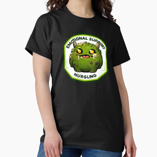 Item preview, Nurgle Emotional Support Nurgling Badge designed and sold by Truck Stop One.