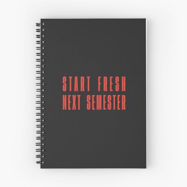 Item preview, Start Fresh Next Semester designed and sold by FynnFDesign.