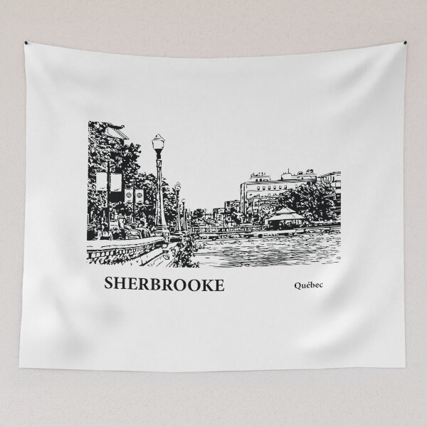 Item preview, Sherbrooke Quebec designed and sold by Lakeric Cityscapes.