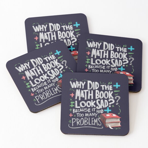 Item preview, DAD JOKE: Why did the math book look sad? Because it had too many problems, designed and sold by Rajasekar.
